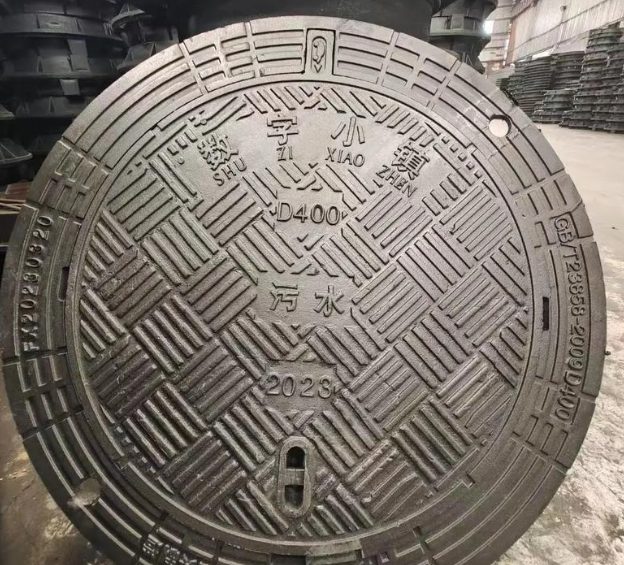荣邦乡球墨铸铁防沉降井盖展示